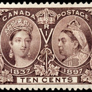 Canada Stamp #57 - Queen Victoria Jubilee (1897) 10¢ (FVF-MH)