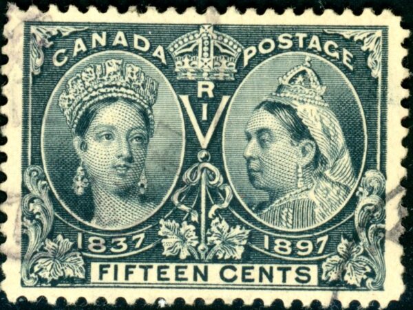 Canada Stamp #58 - Queen Victoria Jubilee (1897) 15¢ (XF)