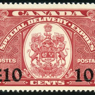 Canada Stamp - E - Special Delivery #E9 - Confederation Issue (1939) 10¢ on 20¢ (VF-MNH)