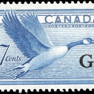 Canada Stamp - O - Official #O31 - Canada Goose (b) (1951) 7¢ Overprinted G