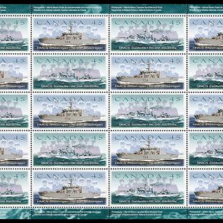 Canada Stamp SHEET#1763a - Canadian Naval Reserve (1998) 2 x 45¢ Se-tenant pair (1762, 1763)