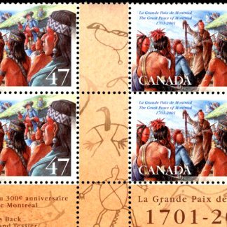Canada Stamp #1915 - Great Peace negotiations (2001) 47¢