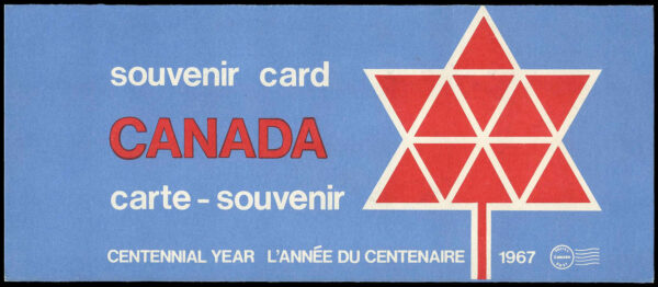 Canada Post - Annual Stamp Collection #9 - 1967 Canada Souvenir Card