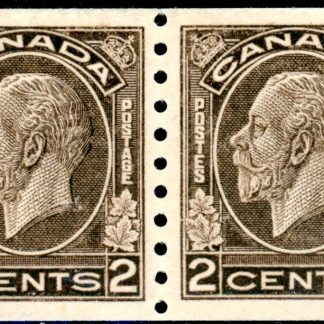Canada Stamp #206pa - King George V (1933) 2 x 2¢ Pair (VF)