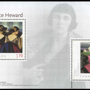 Canada Stamp #2396 - Art Canada: Prudence Heward (2010) 1 x 57¢, 1 x $1.70 Souvenir sheet of 2
