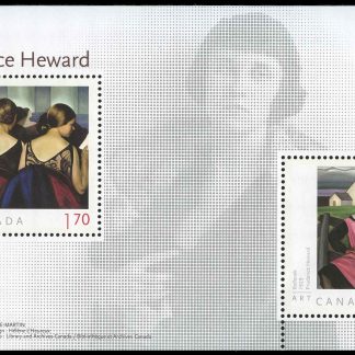 Canada Stamp #2396 - Art Canada: Prudence Heward (2010) 1 x 57¢, 1 x $1.70 Souvenir sheet of 2
