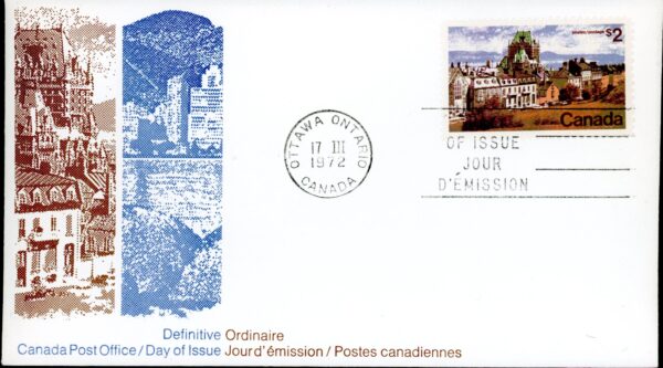 Canada OFDC#601 - Quebec (1972) $2