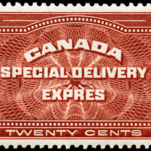 Canada Stamp - E - Special Delivery #E4 - Confederation Issue (1930) 20¢ -VF-MH