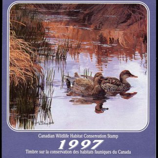 Canadian Wildlife Habitat Conservation Stamp #FWH13 - Gadwalls (1997) $8.50