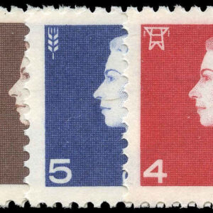 Canada Stamp - O - Official #O46-O49 - [SET] Queen Elizabeth II "Cameo" Portrait (1963) 1¢, 2¢, 4¢, 5¢ Series of 4, Overprinted G