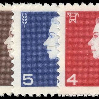 Canada Stamp - O - Official #O46-O49 - [SET] Queen Elizabeth II "Cameo" Portrait (1963) 1¢, 2¢, 4¢, 5¢ Series of 4, Overprinted G