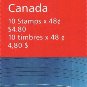 Canada Stamp Booklet - #BK251Aiii Vancouver 2010 imprint (2003) 30 x 48¢