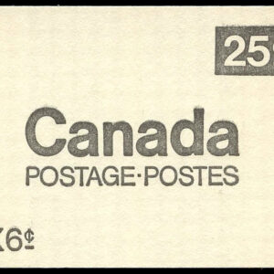 Canada Stamp Booklet - #BK62 (1970) 4 x 6¢ DEX