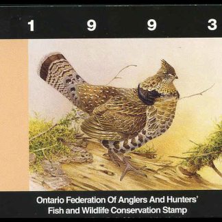 Ontario Federation of Anglers & Hunters Stamp #OW1 - Canada Stamp - ow1 (1993) (1993)