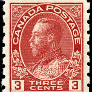 Canada Stamp #130 - King George V (1924) 3¢ FVF-MNH