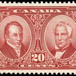 Canada Stamp #148 - Baldwin & Lafontaine (1927) 20¢