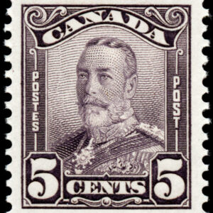 Canada Stamp #153 - King George V (1928) 5¢