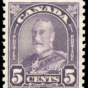 Canada Stamp #169 - King George V (1930) 5¢ Rotary Press VF-MNH