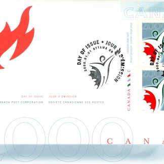 Canada OFDC PB#1835 - Canada Millennium Partnership Program logo (2000) 46¢