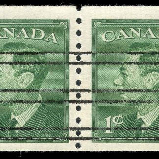 Canada Stamp #295xxpa - King George VI (1949) 2 x 1¢ Precancelled (no.295), pair