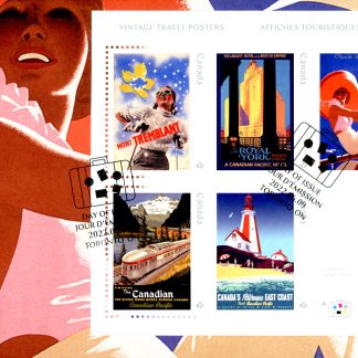 Canada Stamp #3333-FDC - Vintage Travel Posters (2022) $4.60 Official first day cover