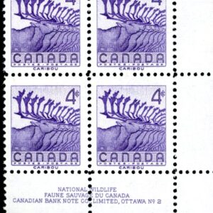 Canada Stamp PB#360 - Caribou (1956) 4¢