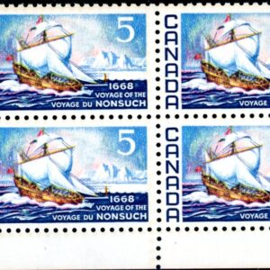 Canada Stamp PB#482 - Nonsuch (1968) 5¢