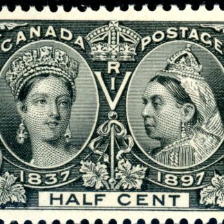 Canada Stamp #50 - Queen Victoria Jubilee (1897) ½¢ (FVF-MH)