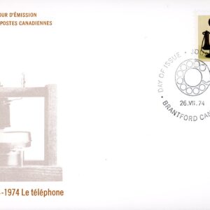 Canada OFDC #641 - Invention of the Telephone (1974) 8¢