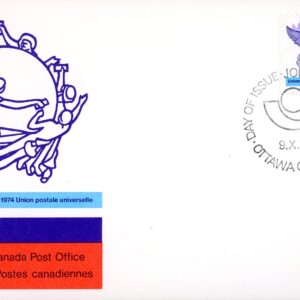Canada OFDC#648 - Universal Postal Union Centenary (1974) 1 x 8¢