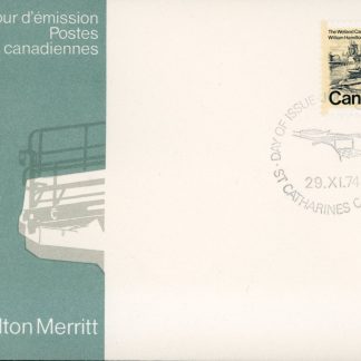 Canada OFDC #655 - William Hamilton Merritt - (1974) 8¢