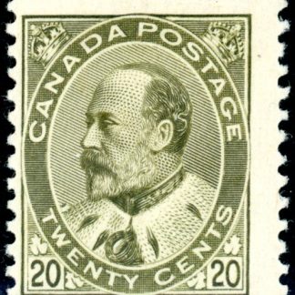 Canada Stamp #94 - Edward VII (1904) 20¢ F-MH