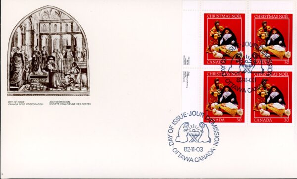 Canada OFDC PB#973 - Holy Family (1982) 30¢