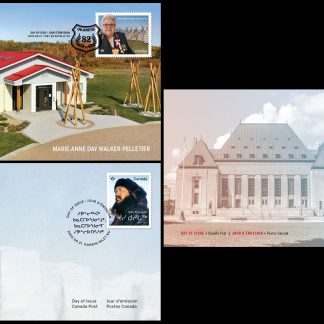 Canada Stamp #3340-2-FDC - Indigenous Leaders (2022) 3 x P (92¢) Set of 3 official first day covers