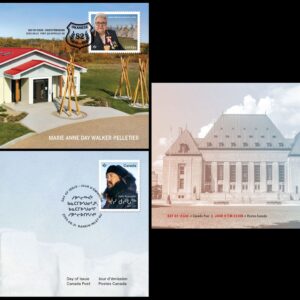Canada Stamp #3340-2-FDC - Indigenous Leaders (2022) 3 x P (92¢) Set of 3 official first day covers