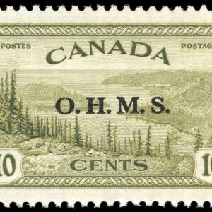 Canada Stamp - O - Official #O6 - Great Bear Lake, NWT (1949) 10¢ O.H.M.S. (MH)