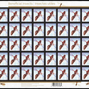 Canada Stamp SHEET#2406 - Paper Wasp (2010) 4¢