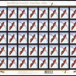 Canada Stamp SHEET#2406 - Paper Wasp (2010) 4¢