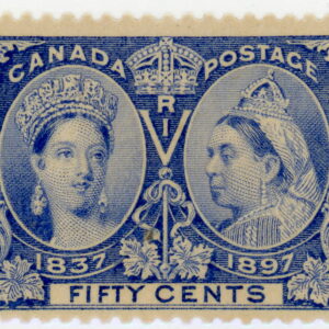 Canada Stamp #60 - Queen Victoria Jubilee (1897) 50¢ (FVF-MNH)