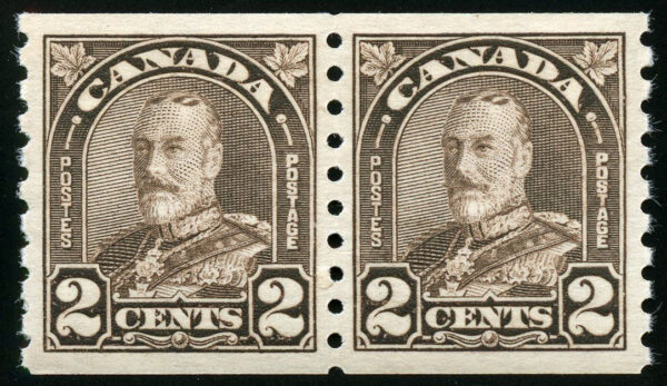 Canada Stamp #182-PA (F-MNH) - King George V (1931) 2 x 2¢