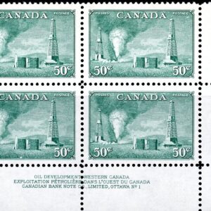 Canada Stamp PB#294 - Oil Wells (1950) 50¢