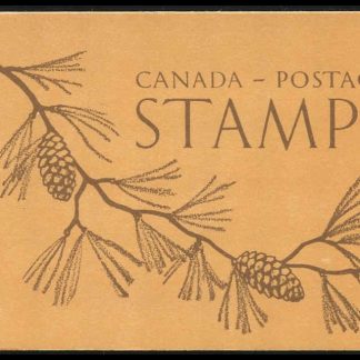 Canada Stamp Booklet - #BK39a (1947) Pane C9a is normal.