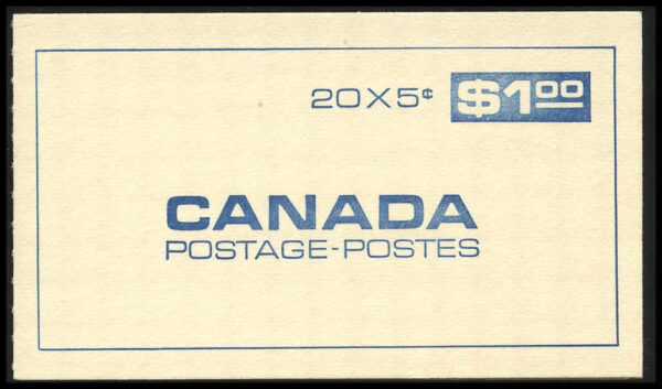 Canada Stamp Booklet - #BK58 (1968) 20 x 5¢