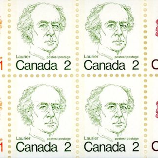 Canada Stamp Booklet - #BK76A Caricature Definitives (1976) 50¢ Booklet of 10 stamps (#586c)