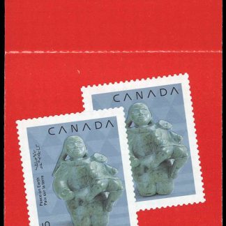 Canada Stamp Booklet - #BK121 Mother and Child (1990) 5 x 45¢ Booklet of 5 stamps (#1295a in cover)