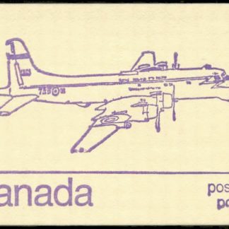 Canada Stamp Booklet - #BK76C Caricature Definitives (1976) 50¢ Booklet of 10 stamps (#586c)