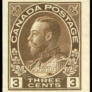 Canada Stamp #107e - King George V (1923) 2¢ Dry printing FVF