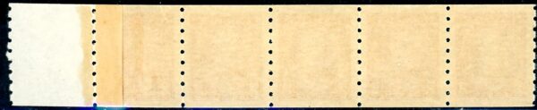 Canada Stamp #230i - King George V (1935) 5 x 3¢ end strip of 5 VF-MNH - Image 2