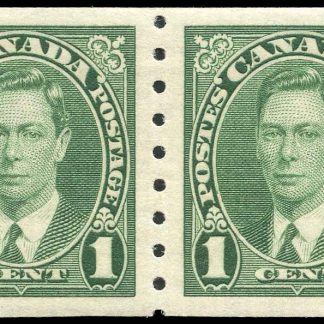 Canada Stamp #238pa - King George VI (1937) 2 x 1¢ Pair