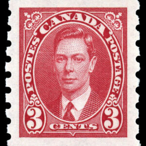 Canada Stamp #240 - King George VI (1937) 3¢